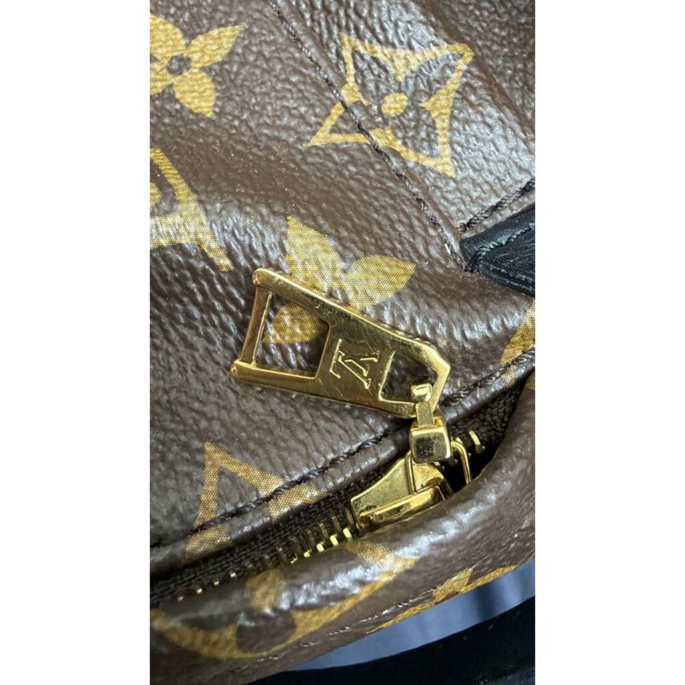 Louis Vuitton Monogram Palm Springs Mini Backpack Bag in Brown Canvas - Picture 7 of 8